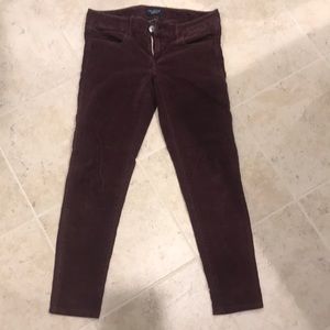 American Eagle maroon corduroy pants